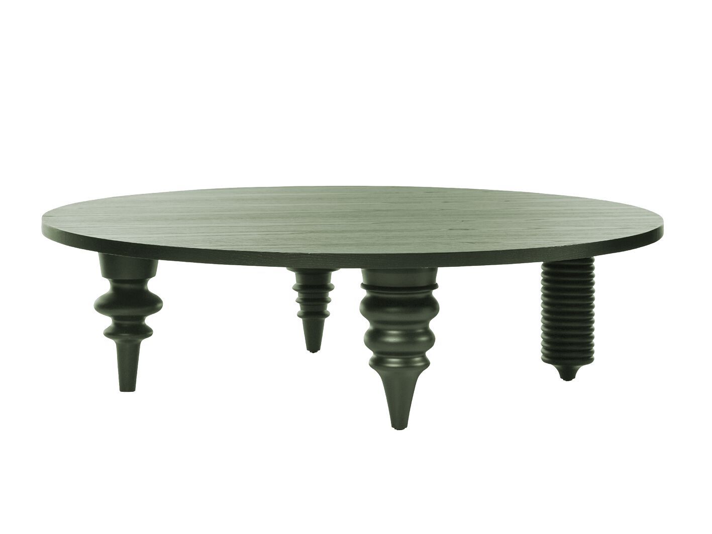 Круглый журнальный столик из ясеня для гостиной BD Barcelona Multileg ARCH-00094674 - Вид №1