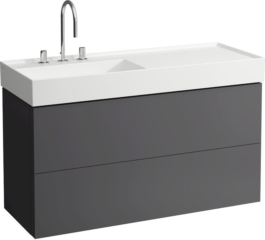 H8133320001581 Раковина, полочка справа, со специальным скрытым сливом LAUFEN PRO - Вид №4