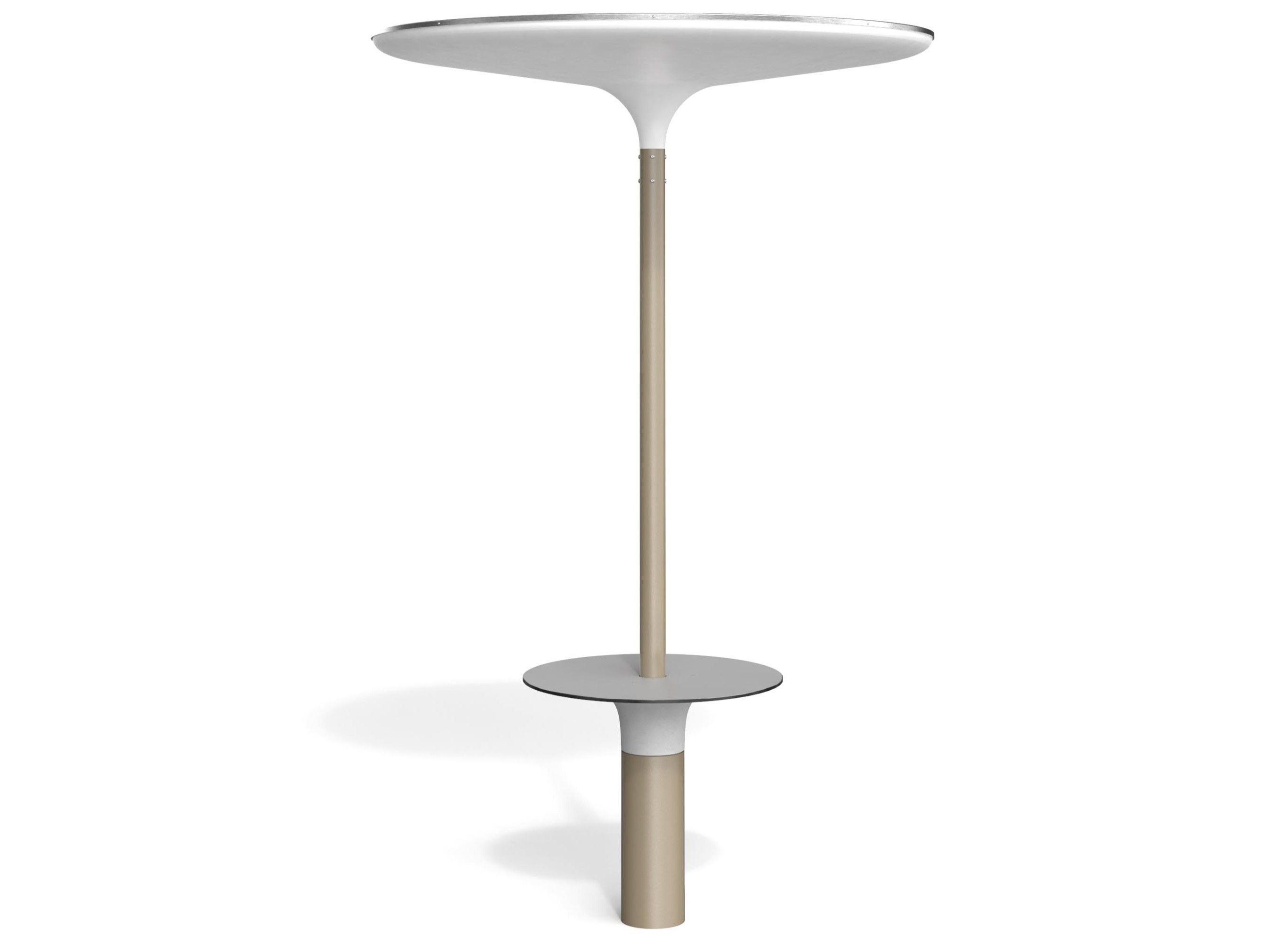 Круглый стальной стол для общественных мест с крышкой Metalco залив ARCH-00121592