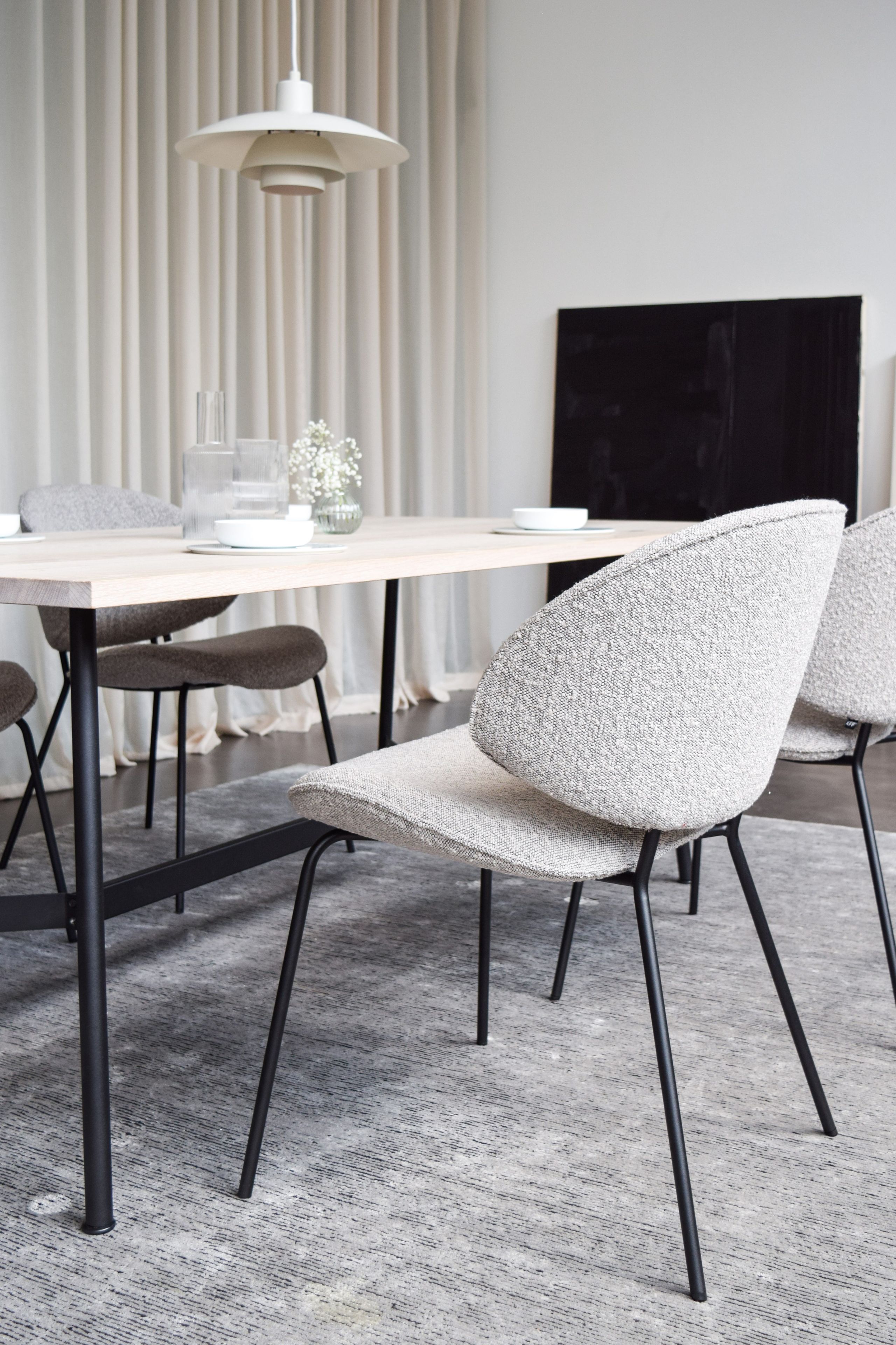 Мягкий стул из ткани KFF Alvaro ARCH-00098831 - Вид №11