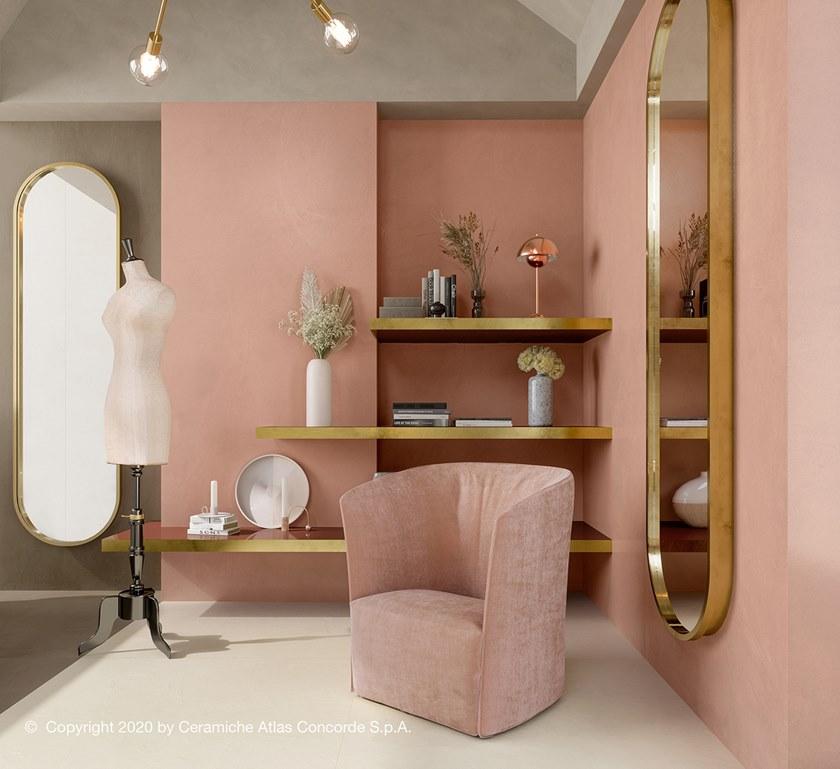 Atlas Concorde Белая плитка для стен с эффектом смолы Prism sun-id-1514355 - Вид №40