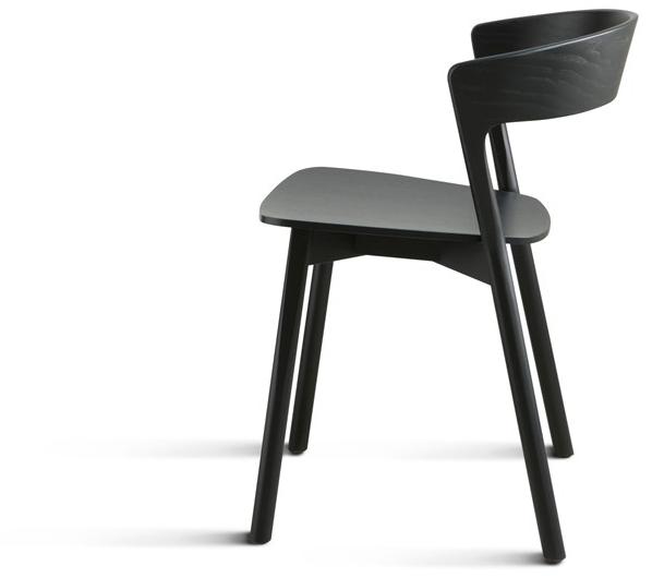 TrabA' Штабелируемый лакированный стул Edith 0070 le - Вид №1