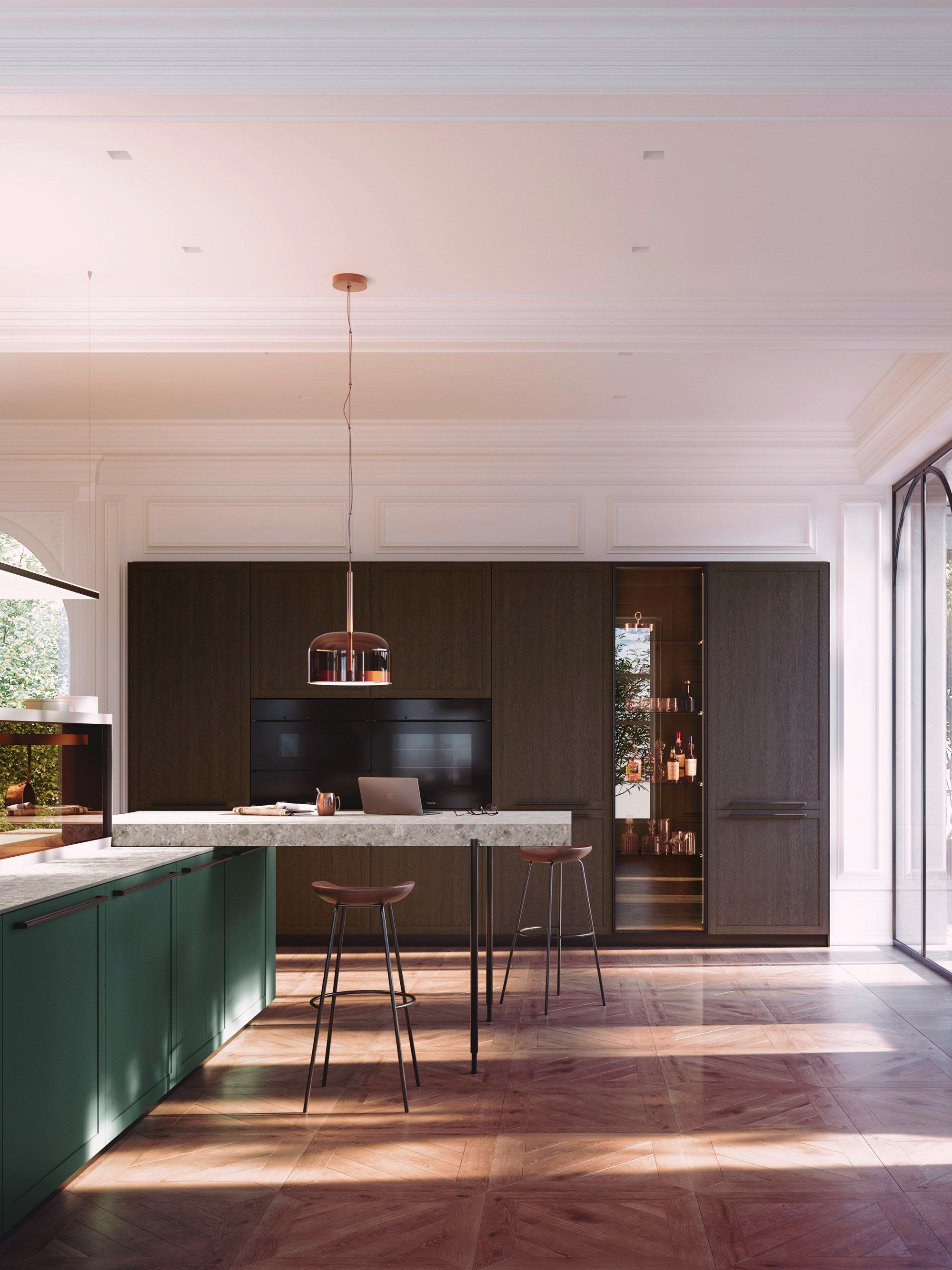 Встроенная кухня с островом Arrital Ak_Project ARCH-00104759 - Вид №3