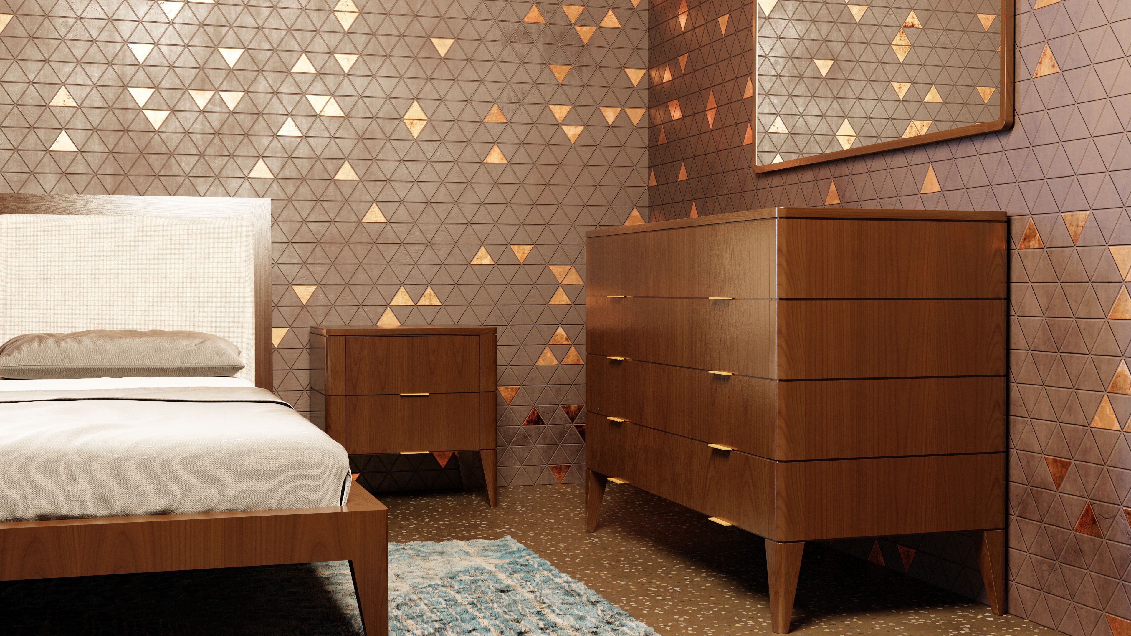 Вишневая тумбочка с ящиками Morelato '900 ARCH-00121319 - Вид №2