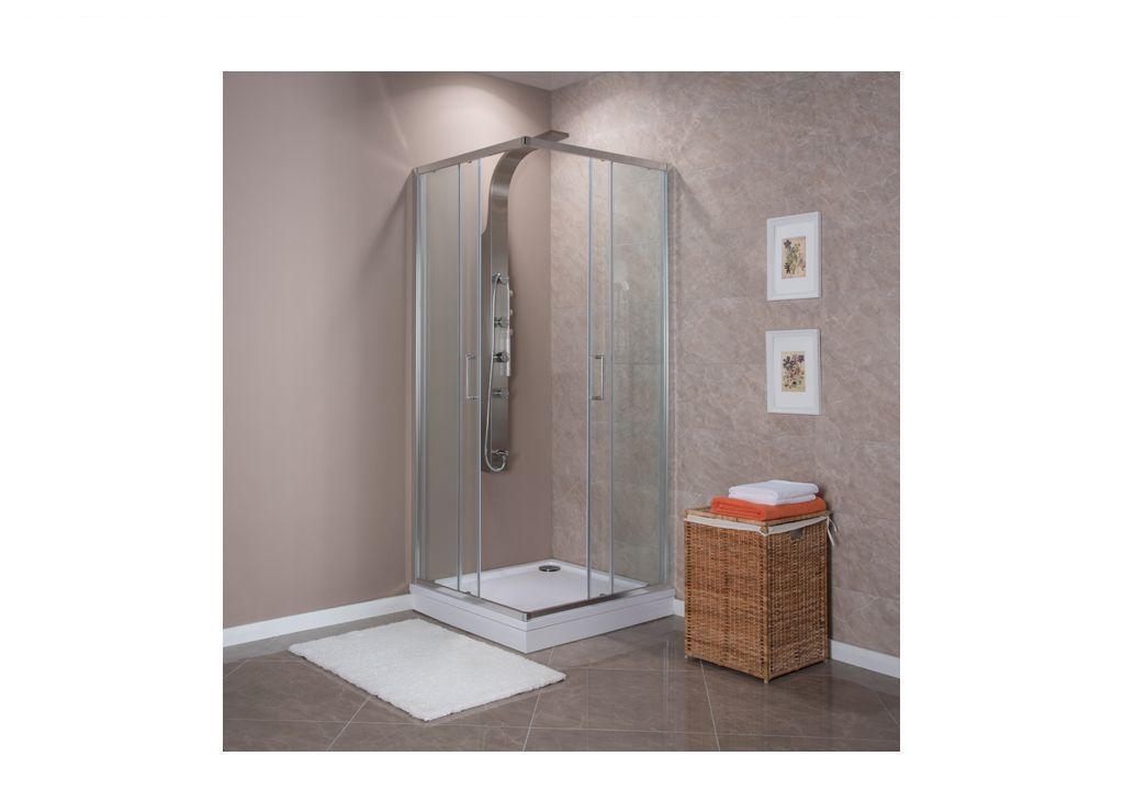 Душевой уголок Aquanet Alfa Cube NAA1142 90x90, прозрачное стекло 00168416 - Вид №7