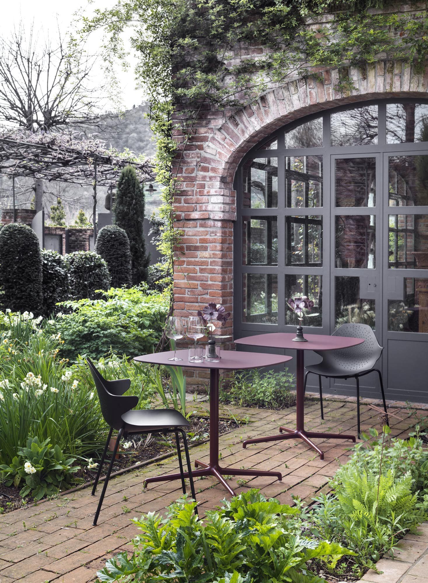 Круглый алюминиевый стол SITIA AMANTIS ARCH-00003955 - Вид №3