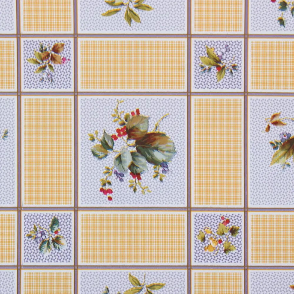 Скатерть «Клетка жёлтая» 180х140 см ПВХ Santreyd STLM-2132121 - Вид №1