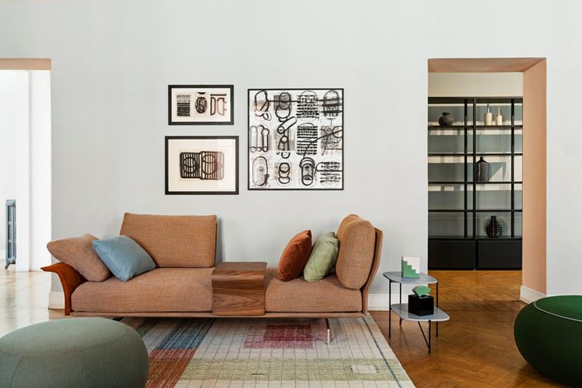 Saba Italia Съемный тканевый диван Avant-après sun-id-1488162 - Вид №3