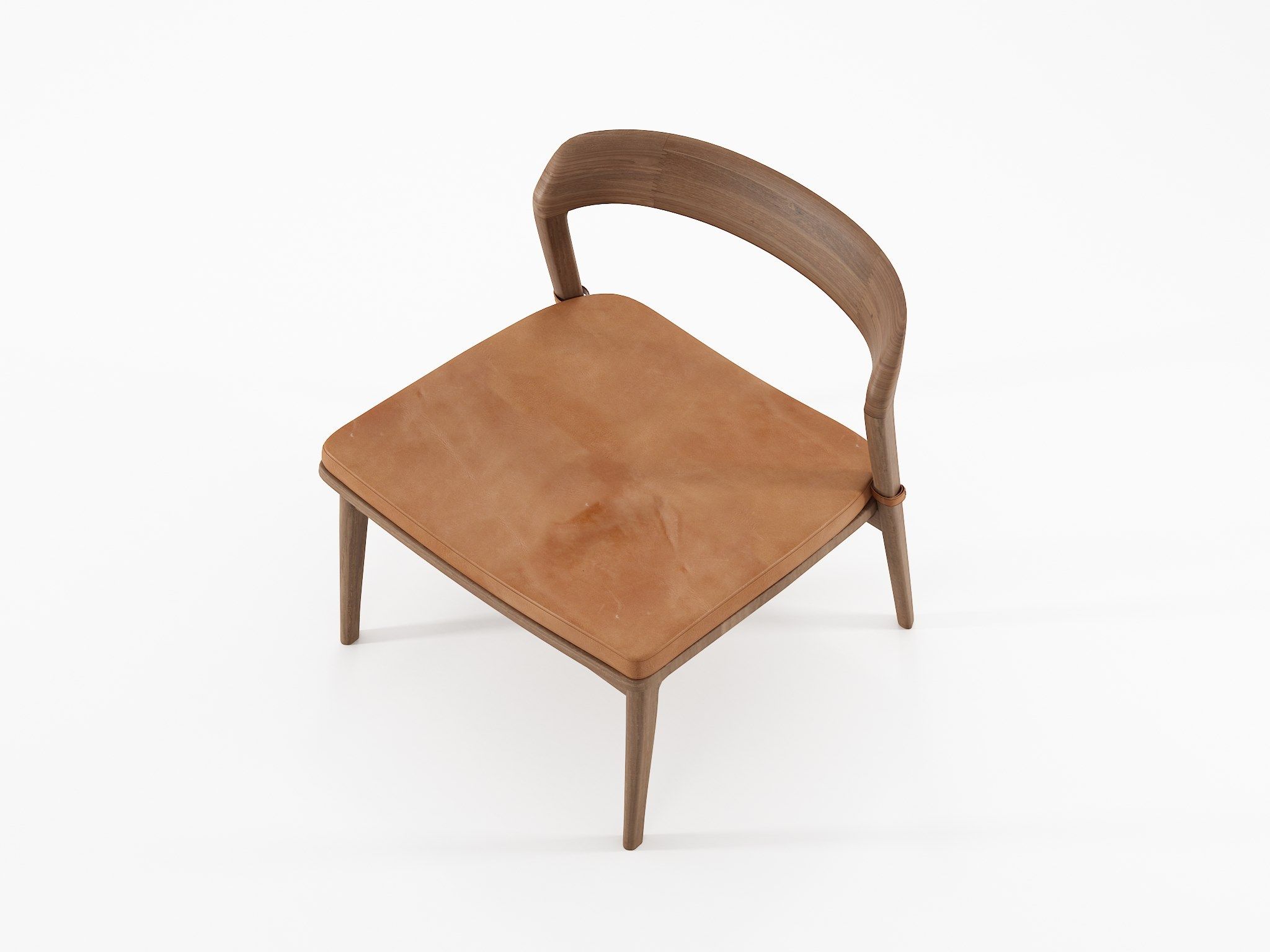 Кресло из массива дерева с мягким сиденьем KARPENTER Grasshopper ARCH-00069382 - Вид №14