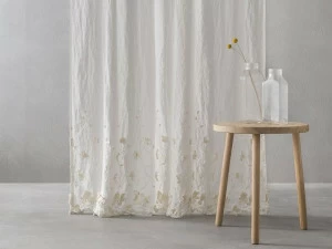 LA FABBRICA DEL LINO Штанга для штор с вышивкой из льна Decor