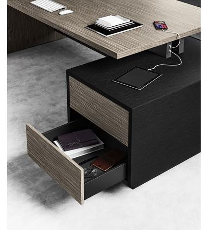 Las Mobili Прямоугольный стол с системой управления кабелями Elite sun-id-1485438 - Вид №3