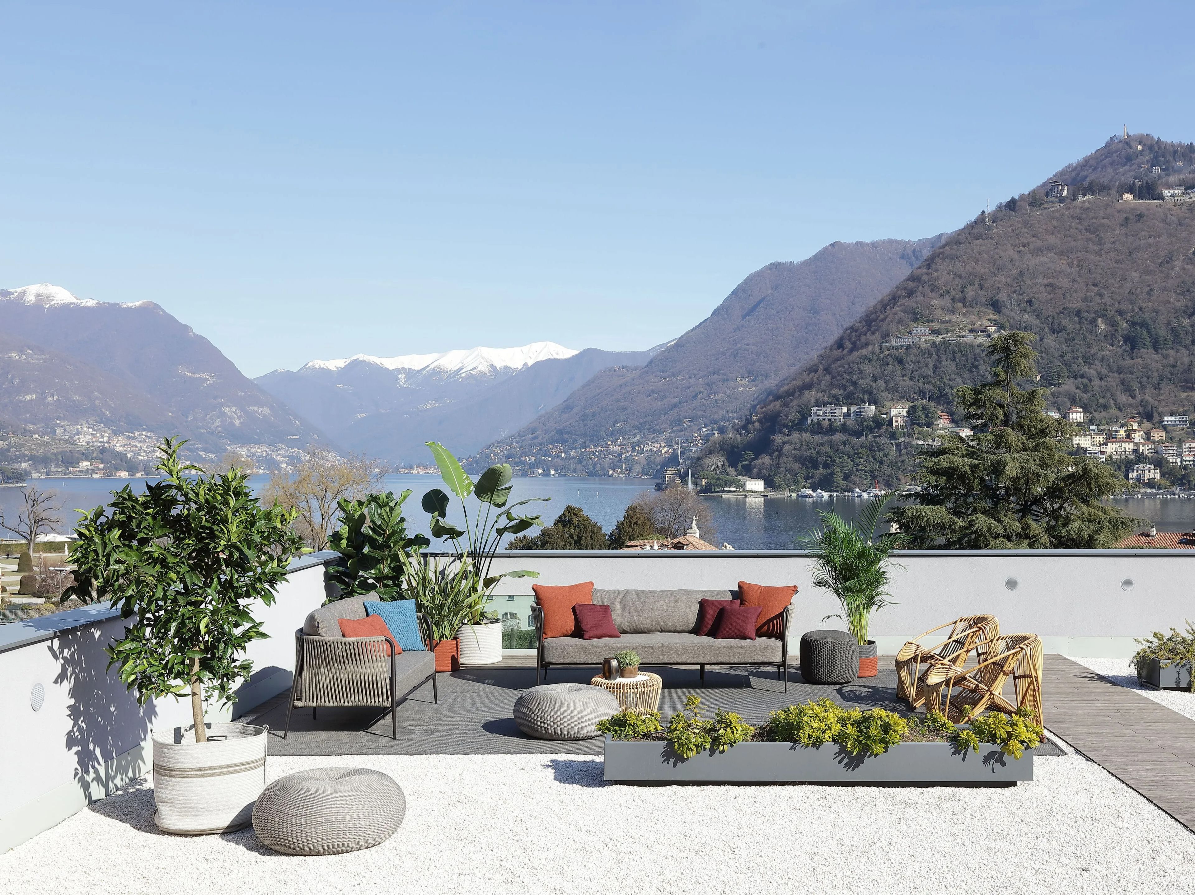 2-местный технический тканевый садовый диван Nodo Italia Eva ARCH-00120463 - Вид №7