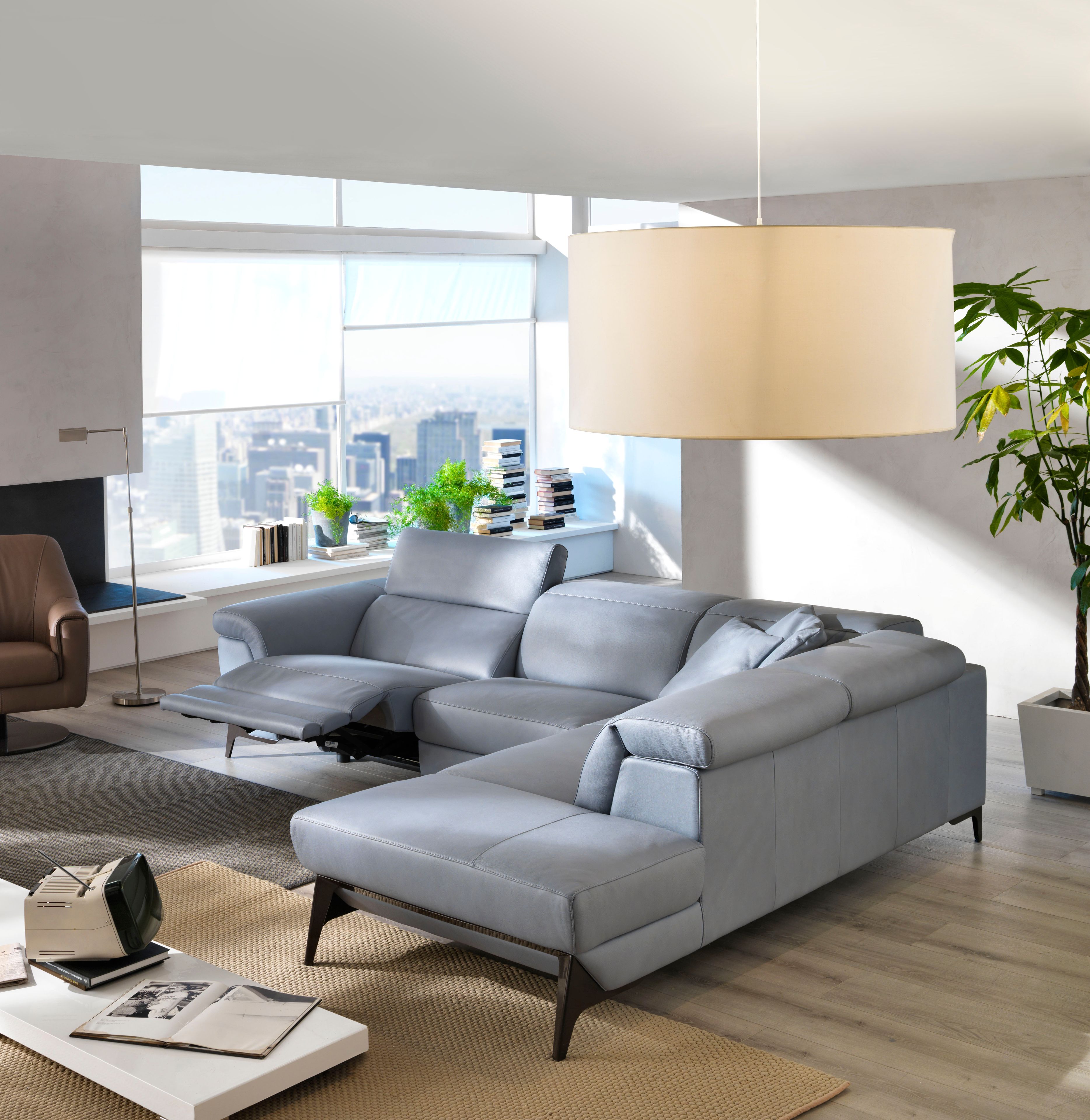 Кожаный модульный угловой диван Egoitaliano MICOL ARCH-00002680 - Вид №1