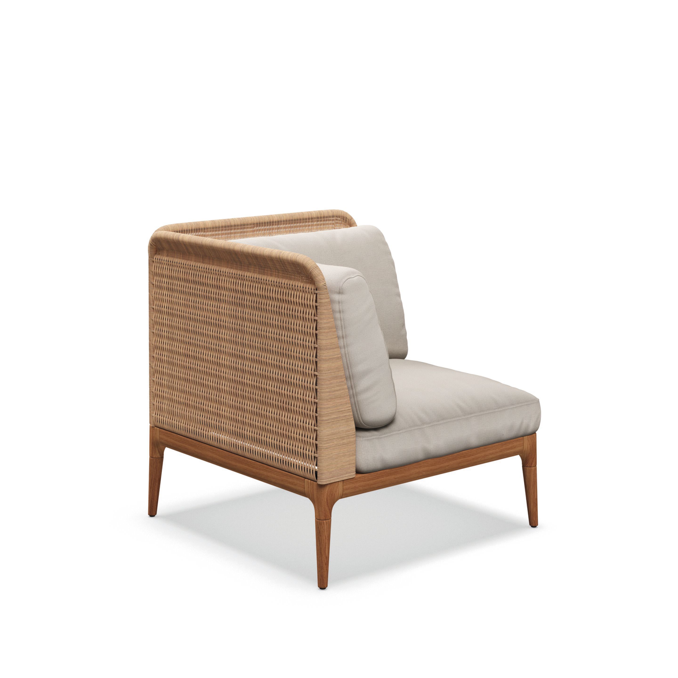 Плетеный и тканый модульный садовый диван Gloster ARCH-00081023 - Вид №14