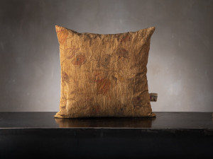 Квадратная подушка из вискозы и хлопка