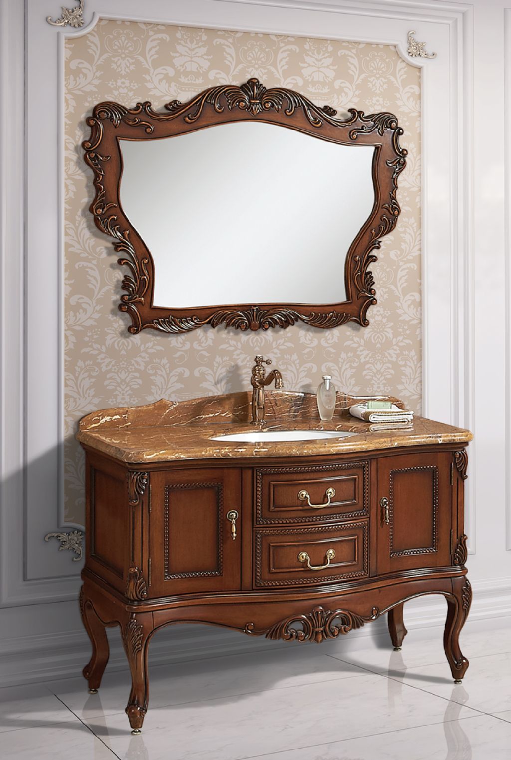 Тумба UFFIZI 100 арт. BDF-10 Орех Tessoro BDF10C100N - Вид №1