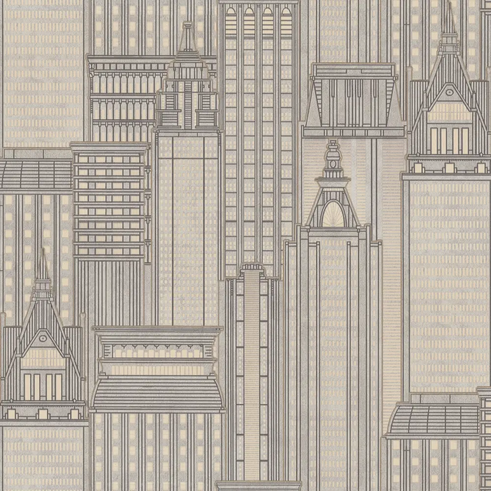 Обои флизелиновые Euro Decor Skyline серые 1.06 м 7117-24 89111918 STLM-2019272 - Вид №1