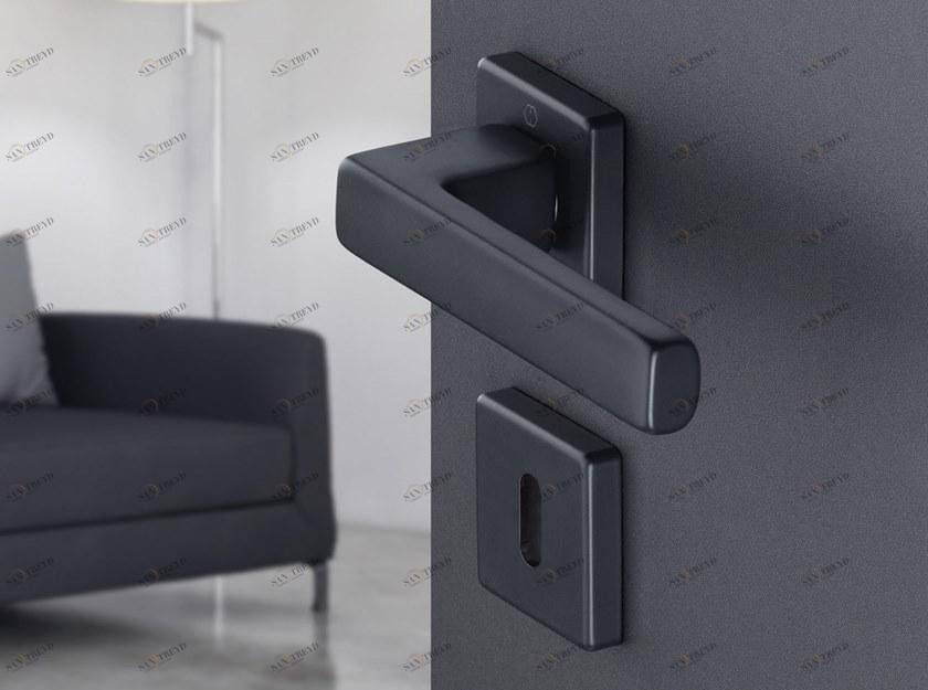 HOPPE Алюминиевая ручка на розетке Toulon sun-id-1489713