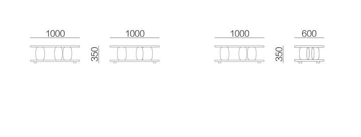 Прямоугольный журнальный столик HC28 maison ROCCO ARCH-00105928 - Вид №2