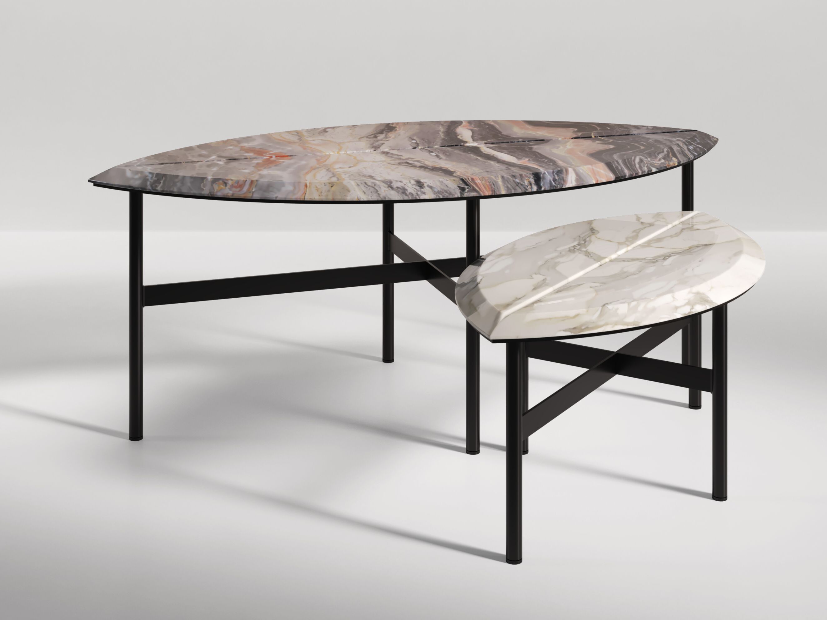 Мраморный журнальный столик Secolo BOOK 1&2 ARCH-00100005