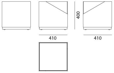 Горшок из керамогранита и окрашенной стали Louise Santreyd sun-id-1475820 - Вид №7