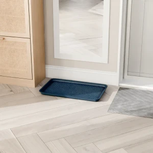 Универсальный лоток Ромб для прихожей 31x51 см темно-синий 86745450