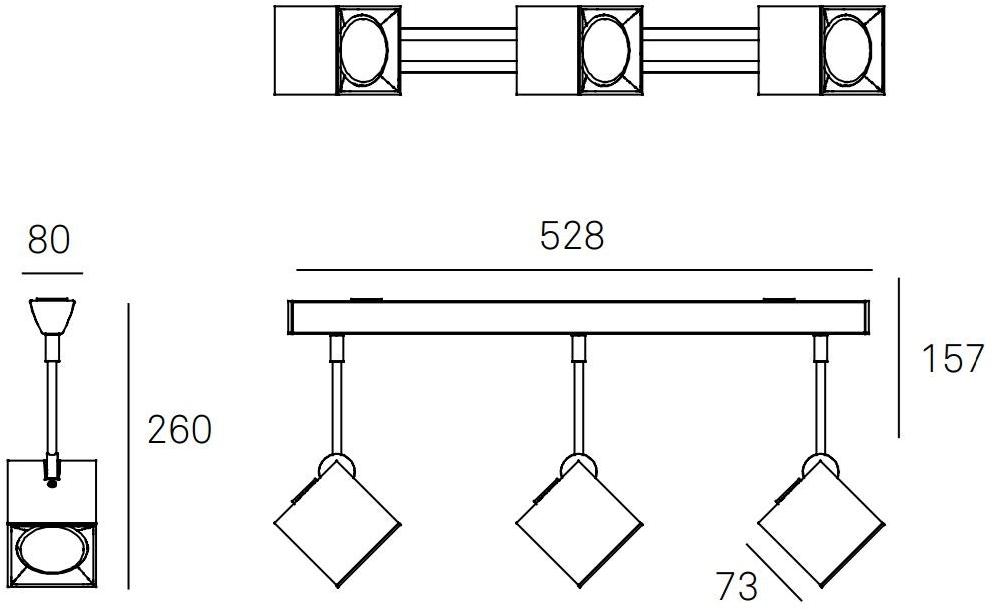 Milan Iluminacion Многоквадратный прожектор Dau sun-id-1363611 - Вид №2