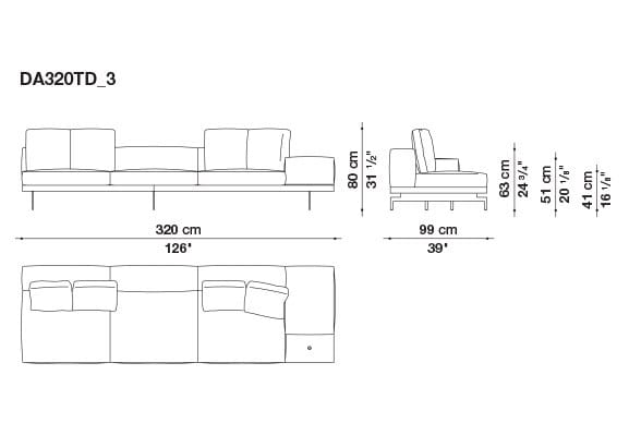 Кожаный диван B&B Italia док ARCH-00130675 - Вид №81
