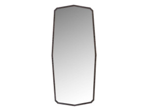 Настенное деревянное зеркало с рамкой