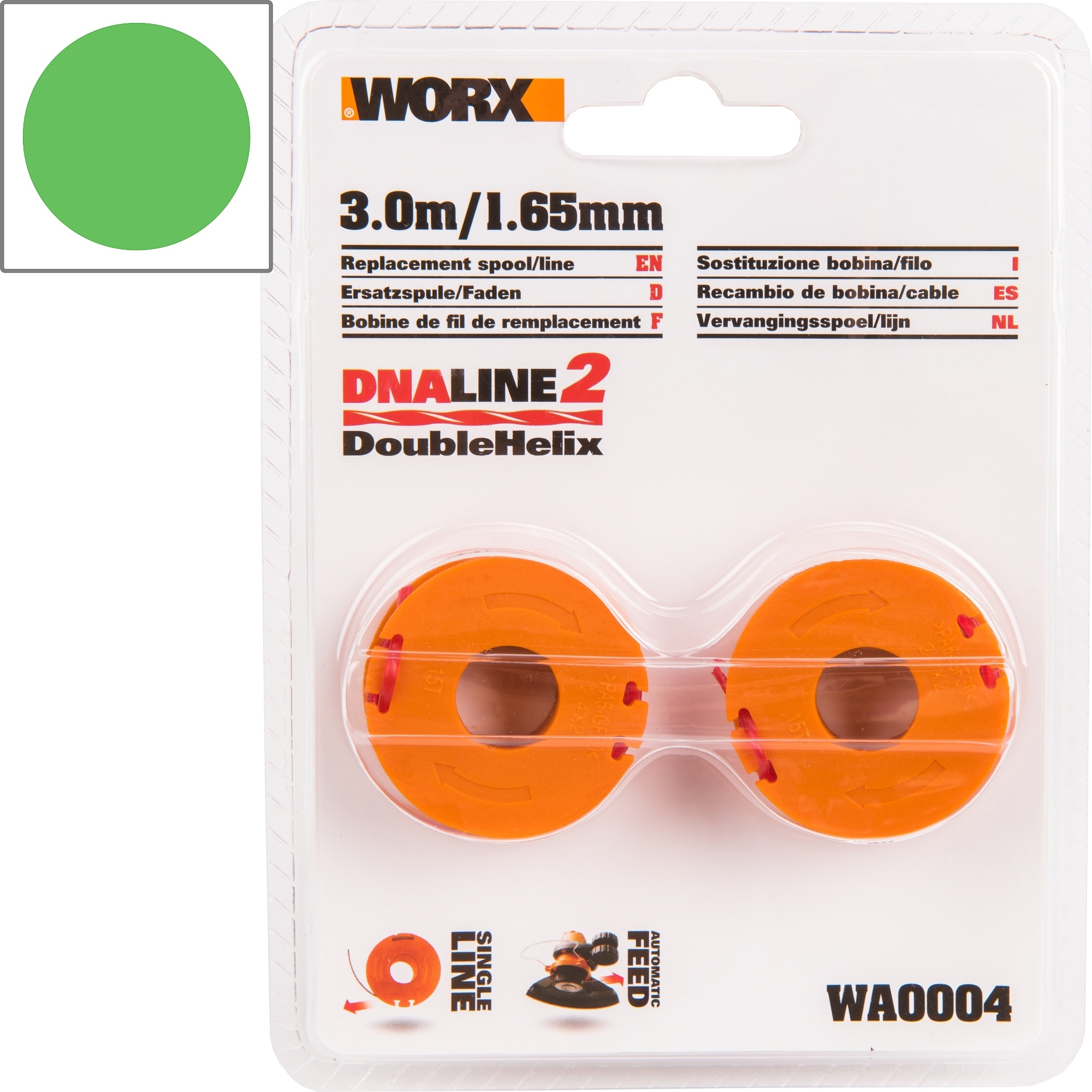82053967 Катушка для триммера WA004, 2 шт. STLM-0018379 WORX