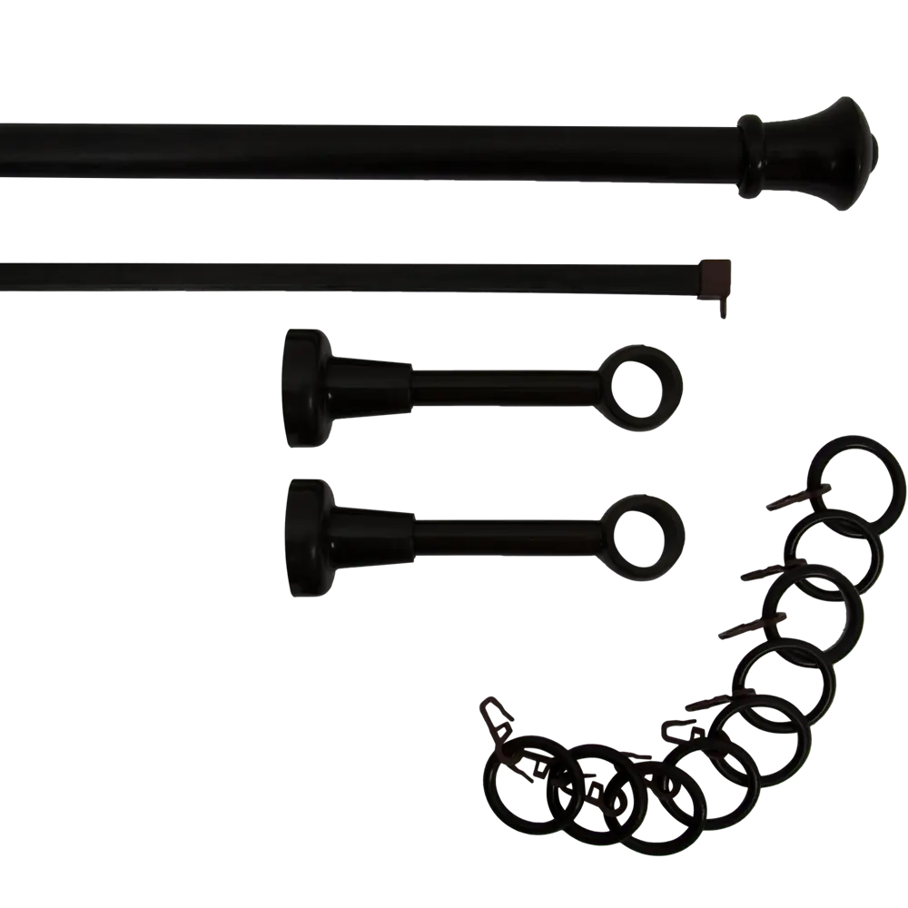 Карниз двухрядный «Успех» 200 см металл/пластик цвет венге Santreyd STLM-2172216 - Вид №1