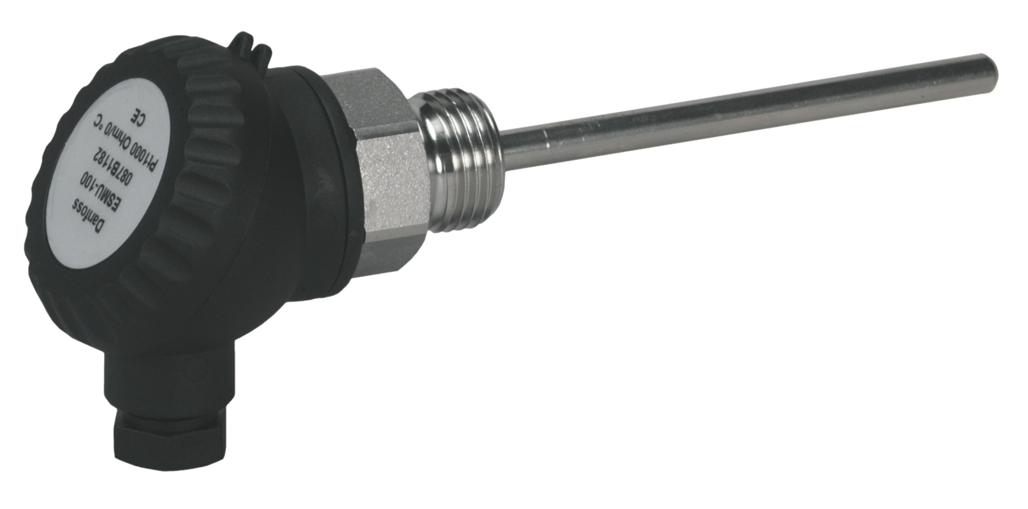 Danfoss Температурные датчики для погодных компенсаторов серии ECL Датчик т-ры погружной ESMU, медь, 100 мм 087B1180  - Вид №15