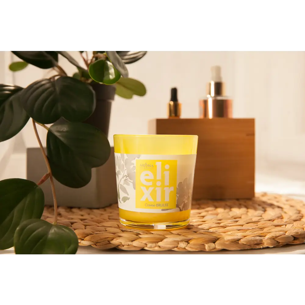 Ароматическая свеча Aroma Harmony Elixir Creme Brulee 140 г Santreyd STLM-2049340 - Вид №2