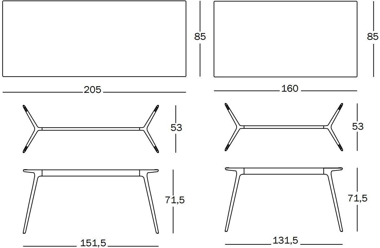 Magis Прямоугольный стол из шифера sun-id-1436433 - Вид №2
