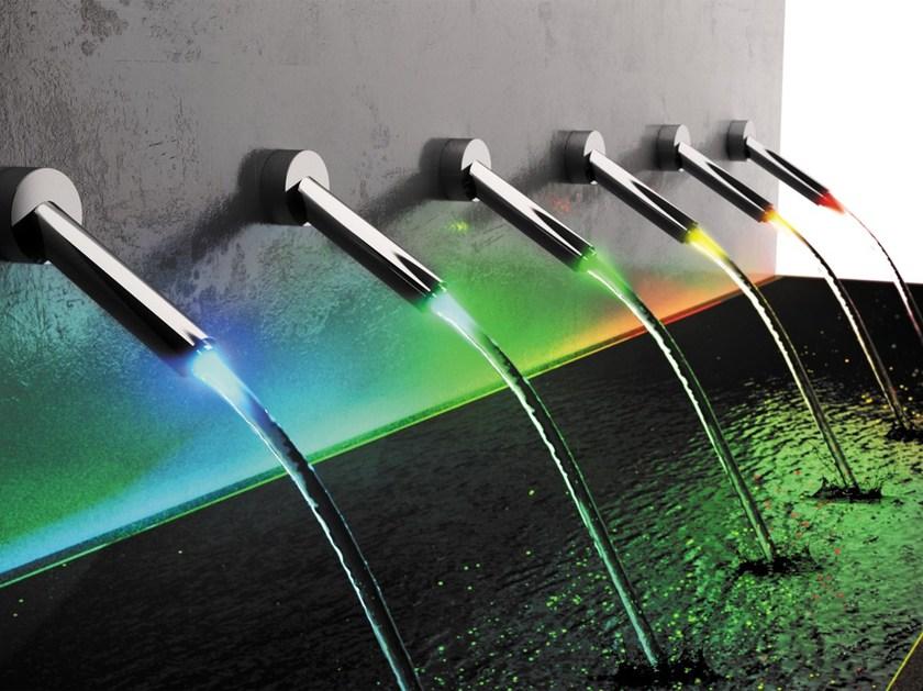 Remer Rubinetterie Настенный излив из хромированной латуни Minimal color 91nr - Вид №2