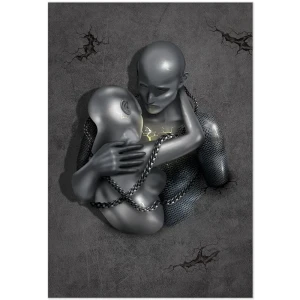 Картина на холсте Крепкие узы 70x110 см