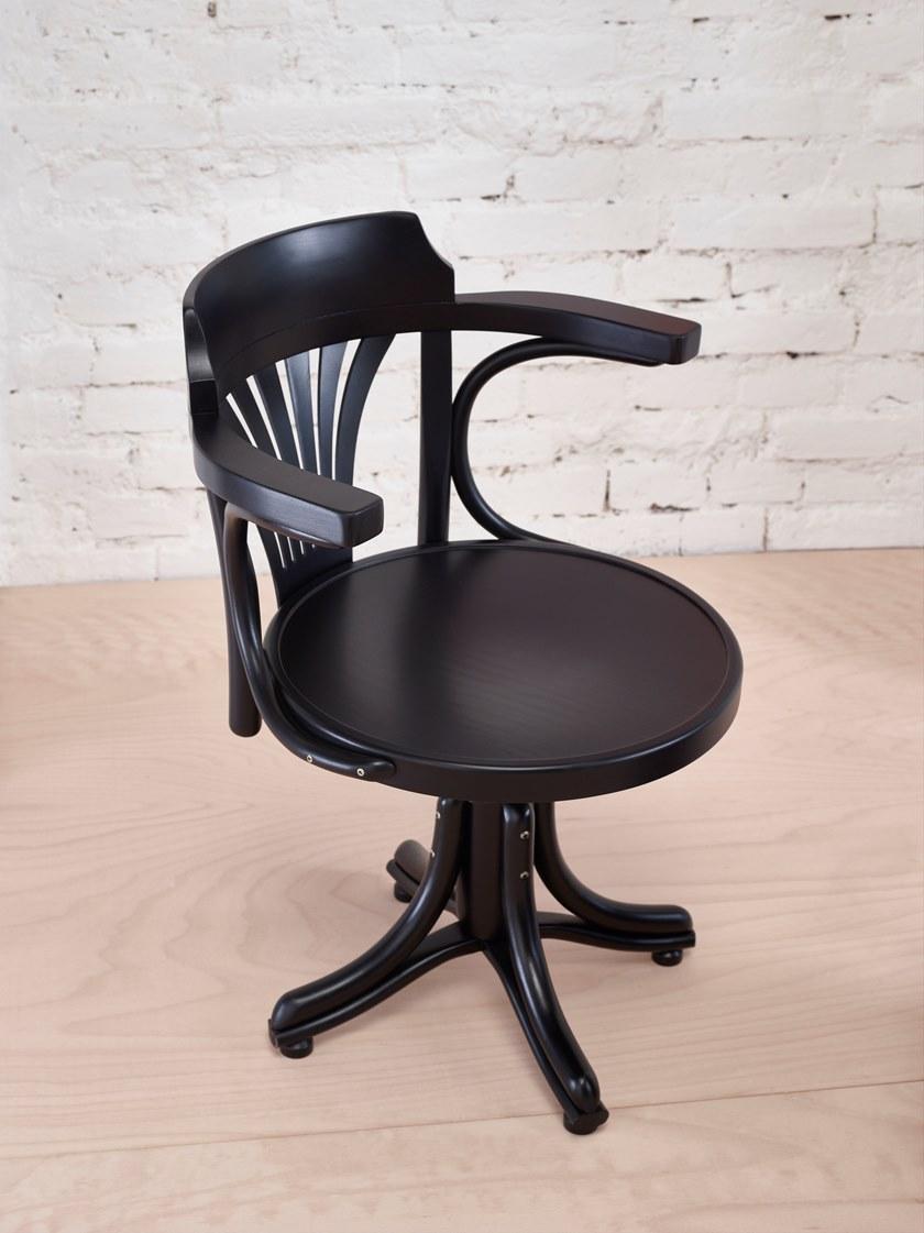 TON Вращающийся стул из дерева с 4-мя спицами sun-id-1503662 - Вид №4