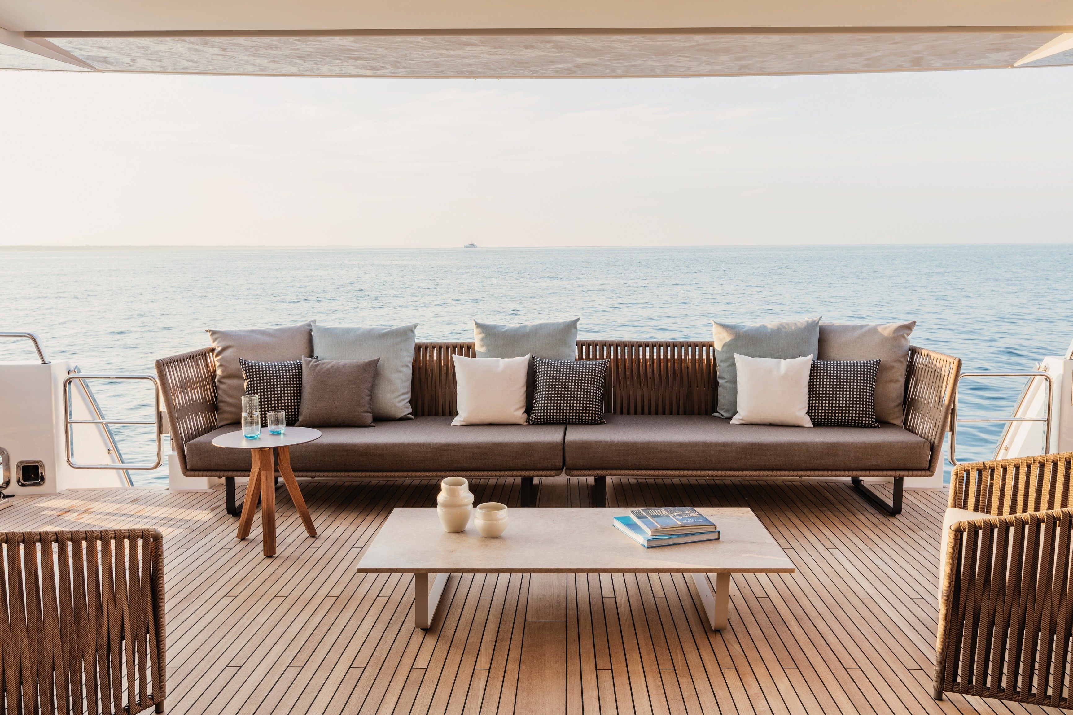 Мраморный садовый столик Kettal Bitta ARCH-00029093 - Вид №5