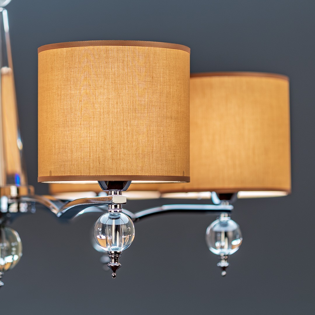 Frezia Light 1006/6 mokka 100 люстра подвесная 116935 - Вид №2