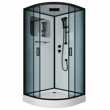 Душевая кабина NG-6901 BLACK (900х900х2100) Santreyd NG-6901-01BLACK - Вид №2