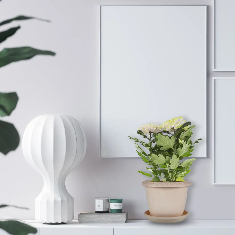 ТЕК.А.ТЕК Горшок Le Jardin с золотистым рельефом для комнатных растений 11951784 Жардин STLM-0001631 - Вид №2