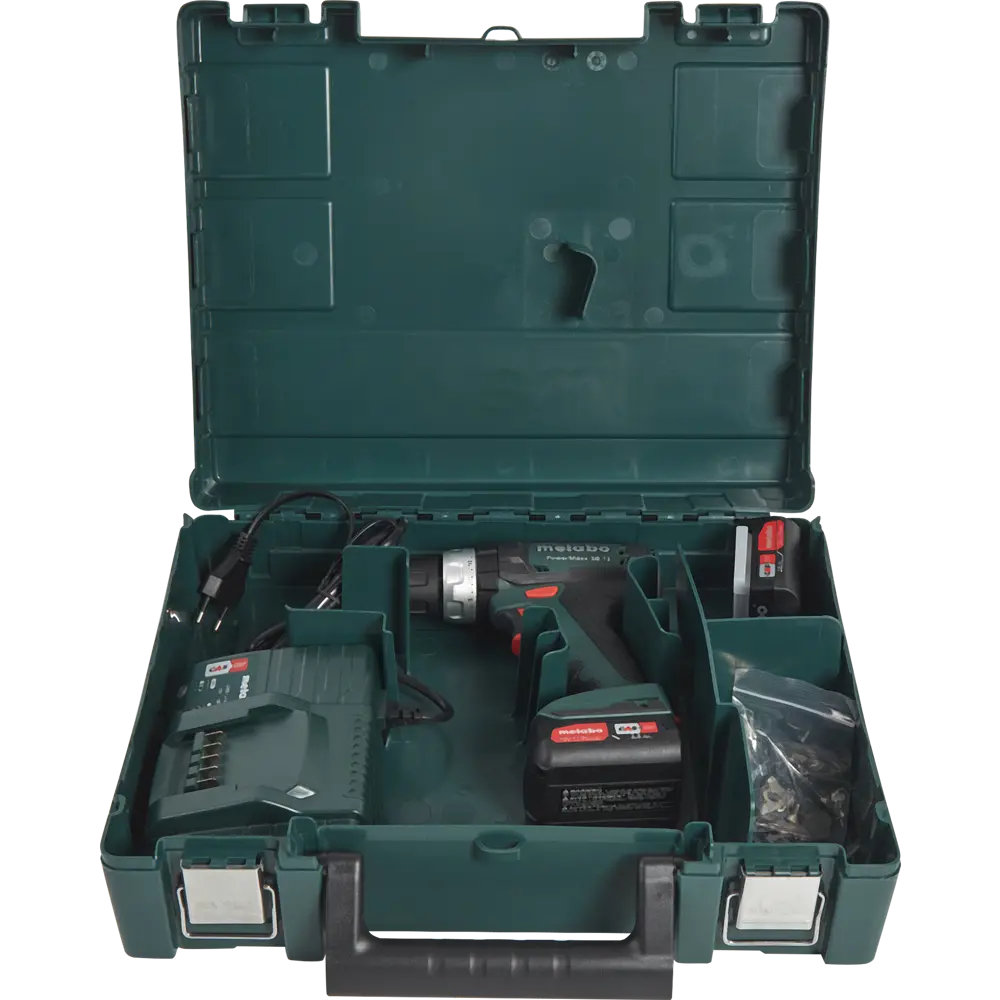 Дрель-шуруповерт аккумуляторная ударная Metabo PowerMaxx SB 601076500, 12 В Li-ion 2х2 Ач 82334541 STLM-2046302  - Вид №5