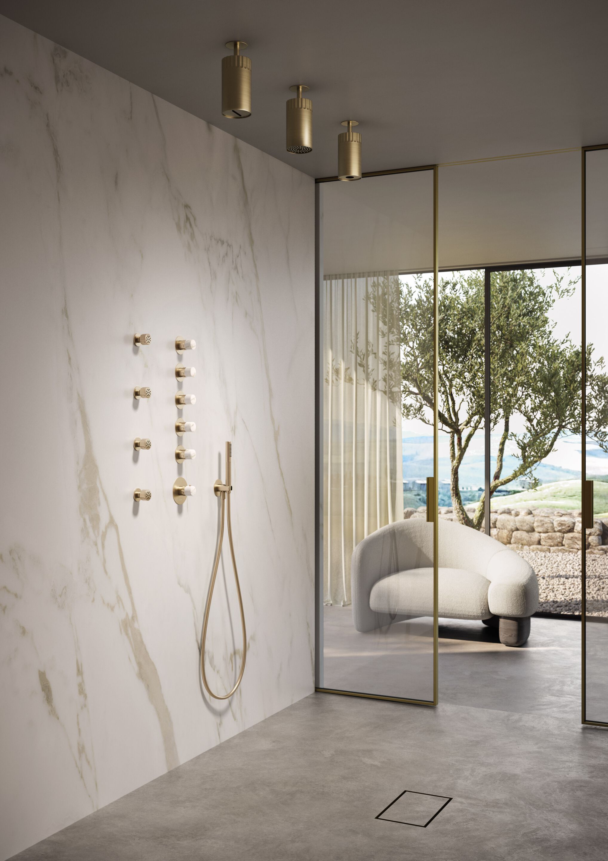 Набор для душа с ручным душем Newform IONIKA ARCH-00042150 - Вид №1