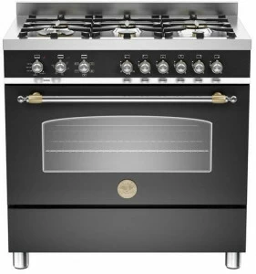 Bertazzoni Профессиональная отдельно стоящая кухня из нержавеющей стали Heritage