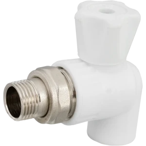 Кран для радиатора угловой Valfex 1/2"x20 мм полипропилен 82194812 STLM-2043672