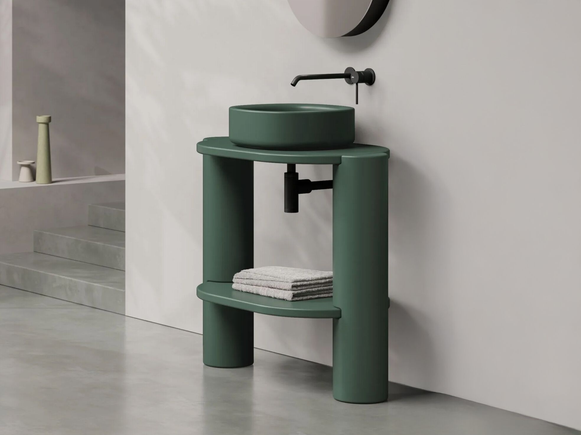 Керамическая раковина с одной столешницей Alice Ceramica Idilla ARCH-00009705 - Вид №2