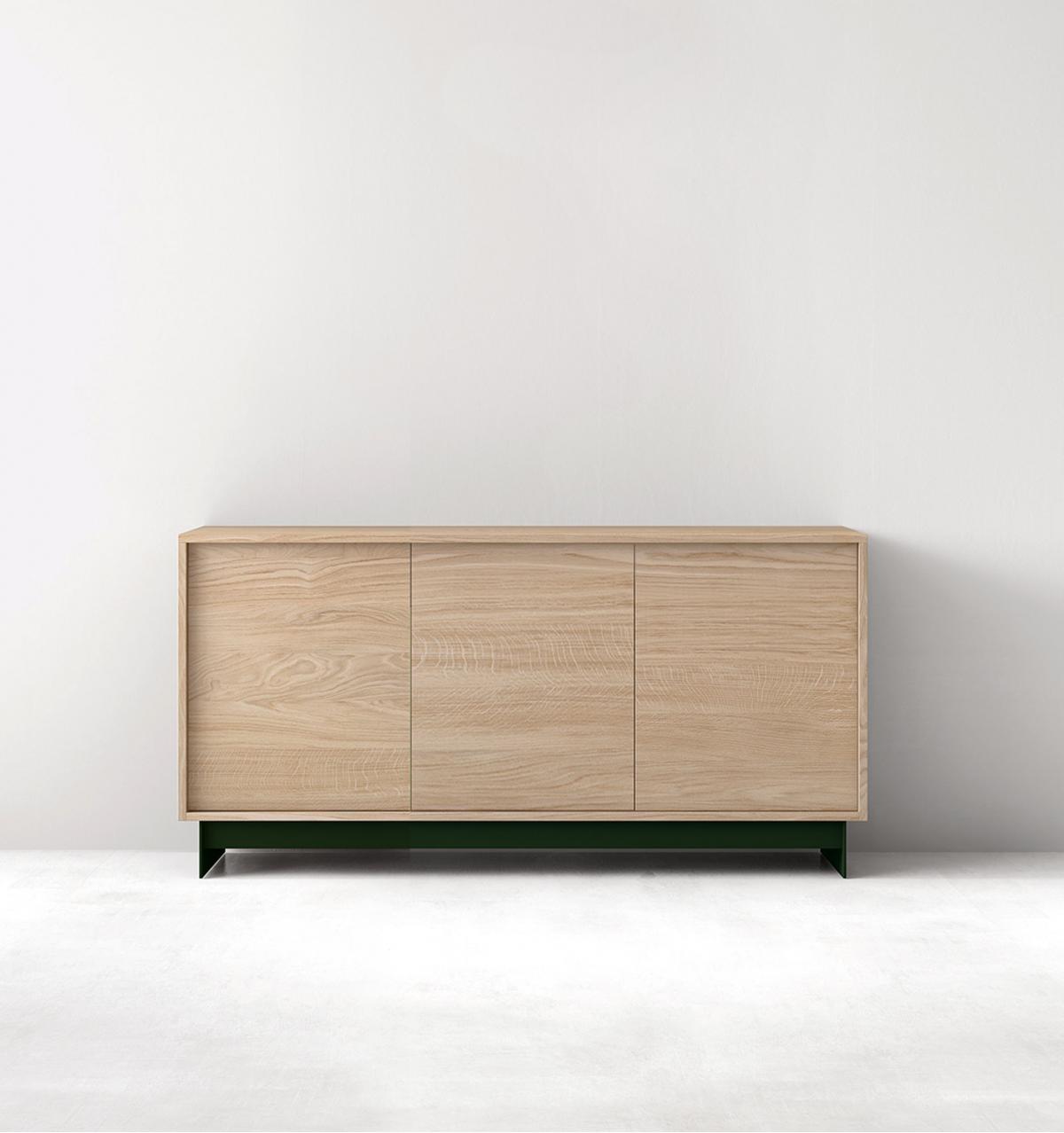 002872 Комод с 3 дверцами Expormim Basic