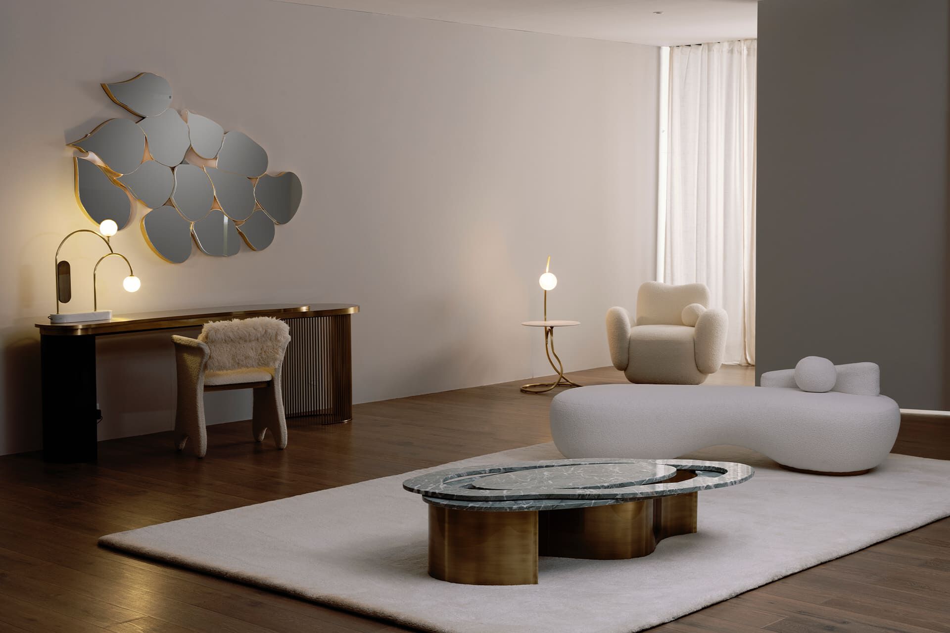 Мраморный журнальный столик для гостиной Greenapple BENAGIL ARCH-00076777 - Вид №7