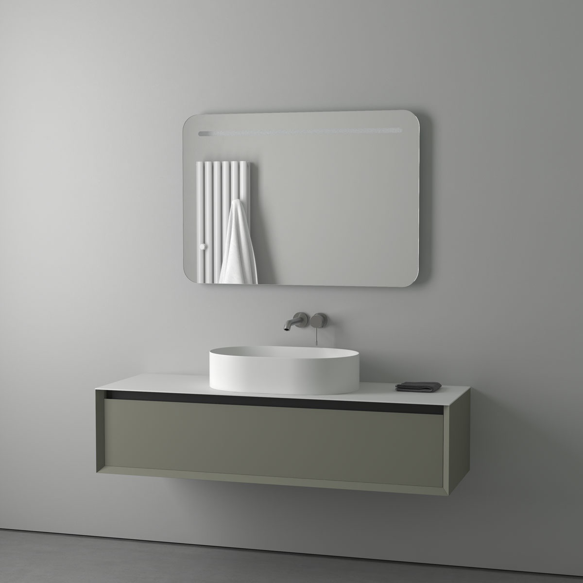 BY 2147 Зеркало со встроенным LED-светильником 8,5 W EVOFORM Ledline - Вид №2