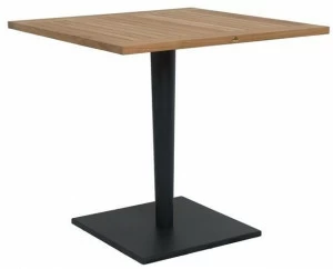 Unopiù Квадратный стол из тика и алюминия Luce